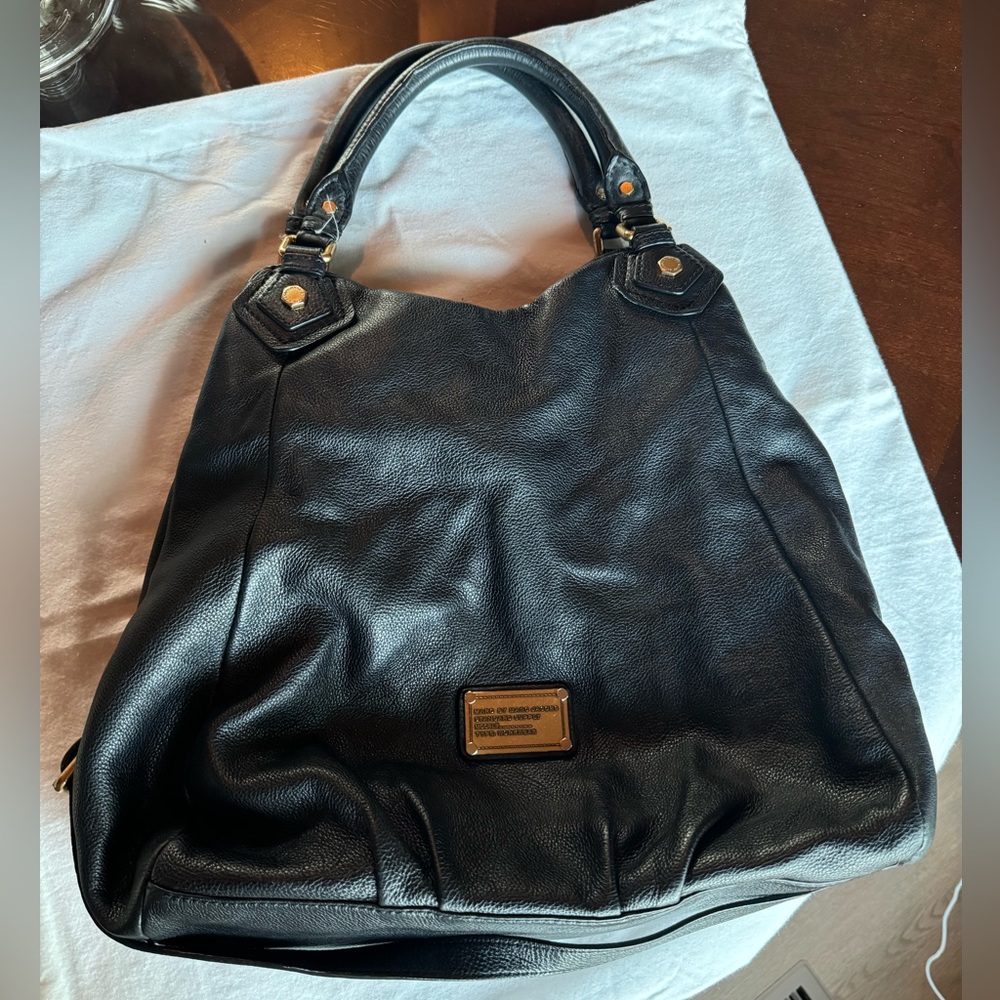 Marc by Marc Jacobs Black Leather Workwear Standard Supply Handbag Laptop Bag